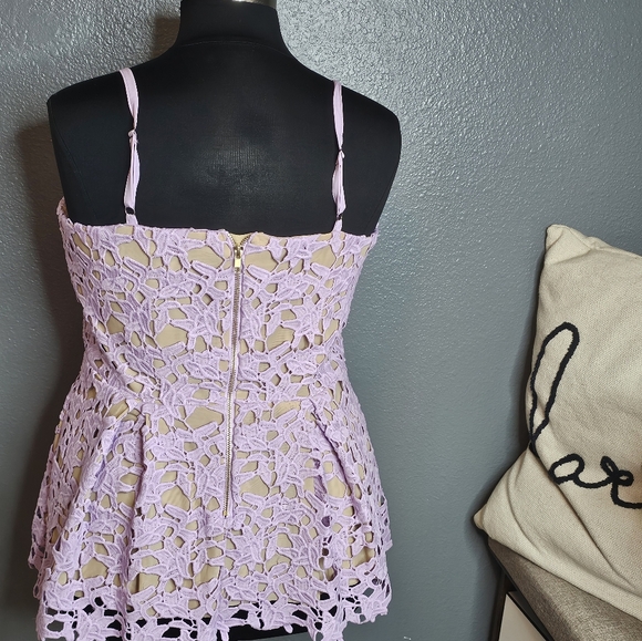City Chic lavender lace tank size 18W - Picture 3 of 6